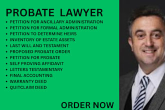 be your ny, ca, florida probate lawyer for succession, deeds, will and property