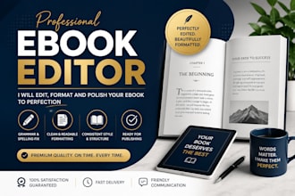 be your ebook editor, developmental editor
