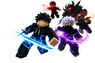 develop roblox scripting, combat, vfx, animation, UI, npc and game systems