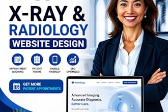 x ray website, diagnostic center, medical website, radiology website