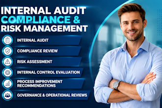 perform internal audit, compliance review and risk assessment for your business