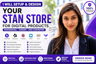 setup stan store, beacons ai, gumroad, payhip and