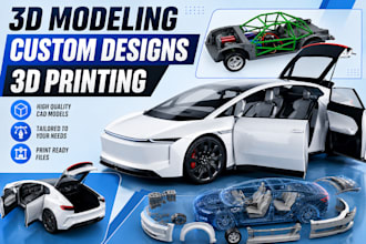 design custom 3d car body kit widebody kit rc car bumper spoiler for 3d printing