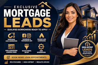 mortgage leads business loan mca logo website landing page loan mortgage lead