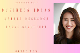 create a professional business plan with legal structure