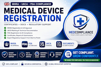 do mhra registration, ukca certificate, fda compliance and mdr documentation