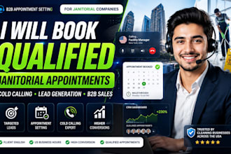 set appointments for your janitorial company