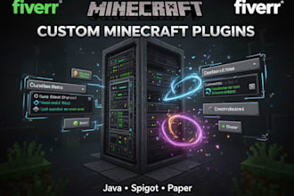 develop a custom minecraft paper plugin in java
