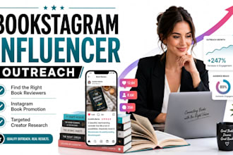 find and contact the right bookstagram influencers for your book launch
