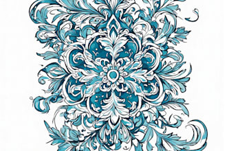 a repeated seamless geometric pattern design