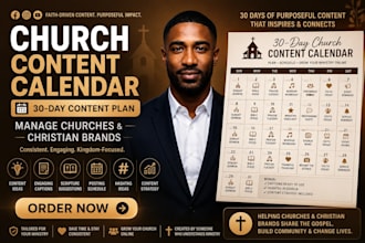 manage churches and christian brands social media and content creation