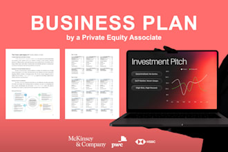 write your business plan and financial projections