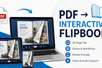 convert PDF to interactive flipbook, digital magazine or online flipbook