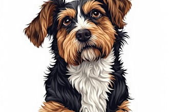 do a custom watercolor pet portrait painting