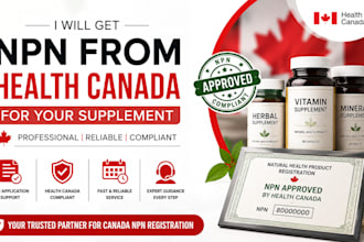 get npn from health canada for your supplement