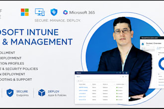 configure microsoft intune security policies and deploy applications