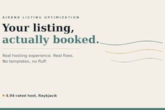 optimize your airbnb listing to get more bookings