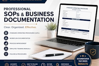 create professional sops, policies, and process documentation