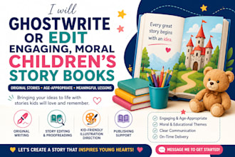 ghostwrite childrens books and kids story books