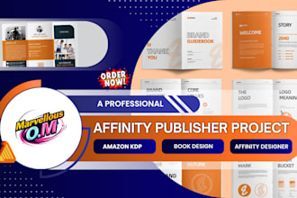 design magazines, ebooks, brochures, booklet and documents in affinity publisher