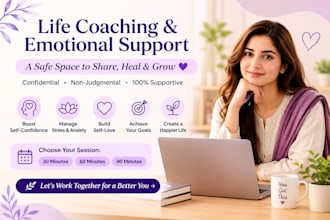 provide emotional support and mental wellness coaching