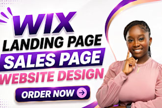 design wix landing page wix website design wix website redesign wix sales page