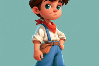 draw 2d game character or 2d game character