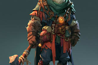 draw 2d game character or 2d game character