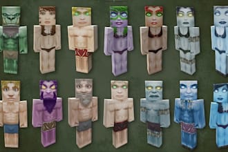 create custom minecraft texture packs, resource pack textures and 3d models
