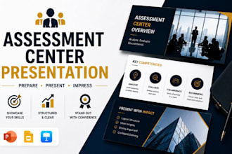 design assessment center presentation, graduate interview powerpoint