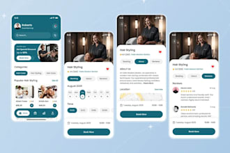 develop a salon booking app for beauty salons, spas and barbers