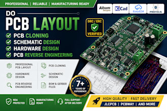do pcb layout, pcb cloning, schematic, hardware design, pcb reverse engineering