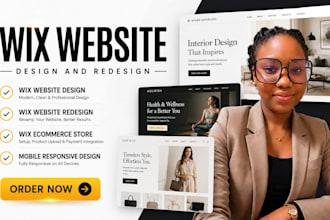do wix website redesign wix website design wix website development wix website