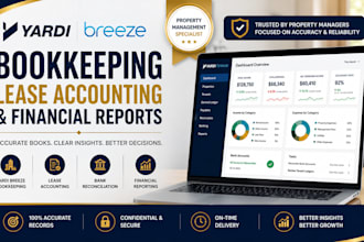 do yardi breeze bookkeeping, lease accounting and financial reports