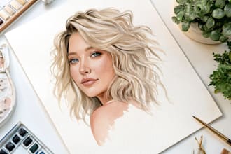 draw a watercolor painting of your house from a photo