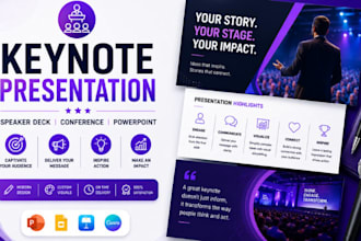 design keynote presentation, speaker deck, conference powerpoint