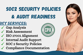 expertly write soc2 security policies as your CPA and prepare audit readiness
