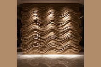 design 3d bas relief, 3d wall art, decorative panel stl for cnc