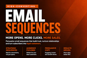 write high converting email sequences that boost sales