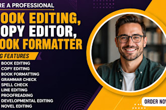 proofread, edit, grammar check and spell check english document