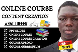 create elearning online course content creation and ebook online course