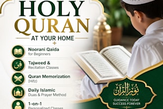 teach quran reading, tajweed and hifz online