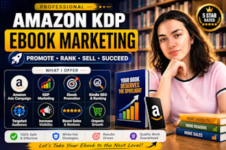 do ebook promotion amazon kdp marketing ebook marketing and kpd ads campaign