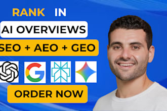 do complete monthly website off page, aeo, local, GEO and ai SEO optimization
