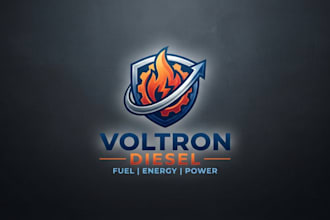 design a professional diesel logo for fuel and energy brands