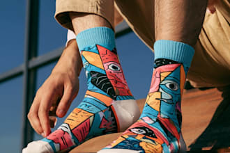 design a unique socks design