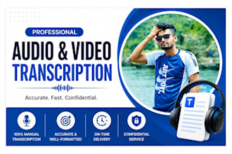 accurately transcribe audio and video into text