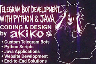 develop a python script, parser, or telegram bot