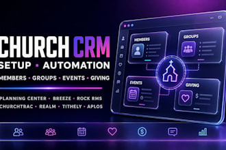 setup church crm planning center breeze rock rms churchtrac realm tithely aplos