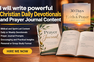 write powerful christian devotionals for daily or weekly content